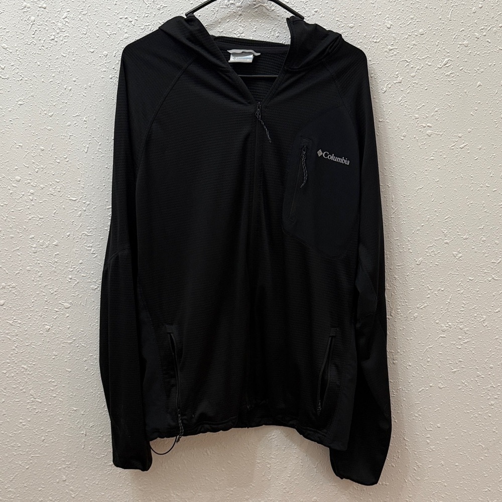 Columbia Black Full-Zip Hooded Jacket